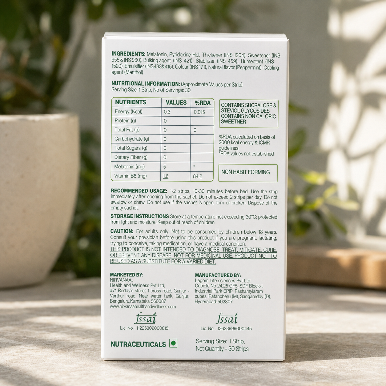 RESTCREST Melatonin Sleep Strips 5mg | Fast Absorbing, Non-Habit Forming, Promotes Deep Sleep | Eases Jet Lag | Sugar-Free | Mint Flavour